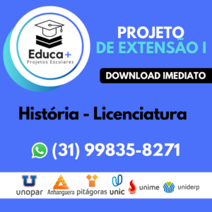 PROJETO DE EXTENSÃO I - História - Licenciatura