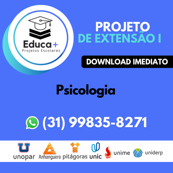 PROJETO DE EXTENSÃO - Psicologia
